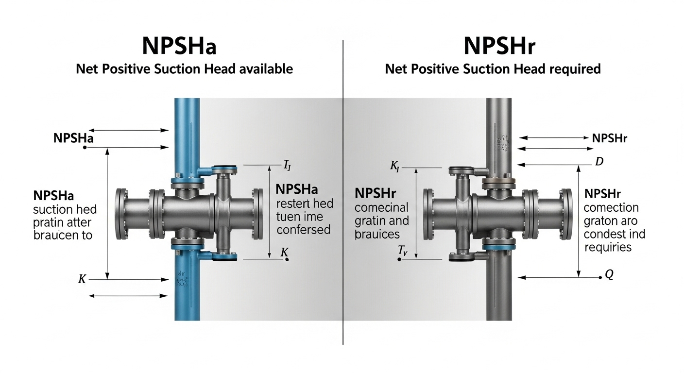 کیمیائی پمپوں کے لئے NPSH کا تجزیہ: NPSHA اور NPSHR کے درمیان فرق