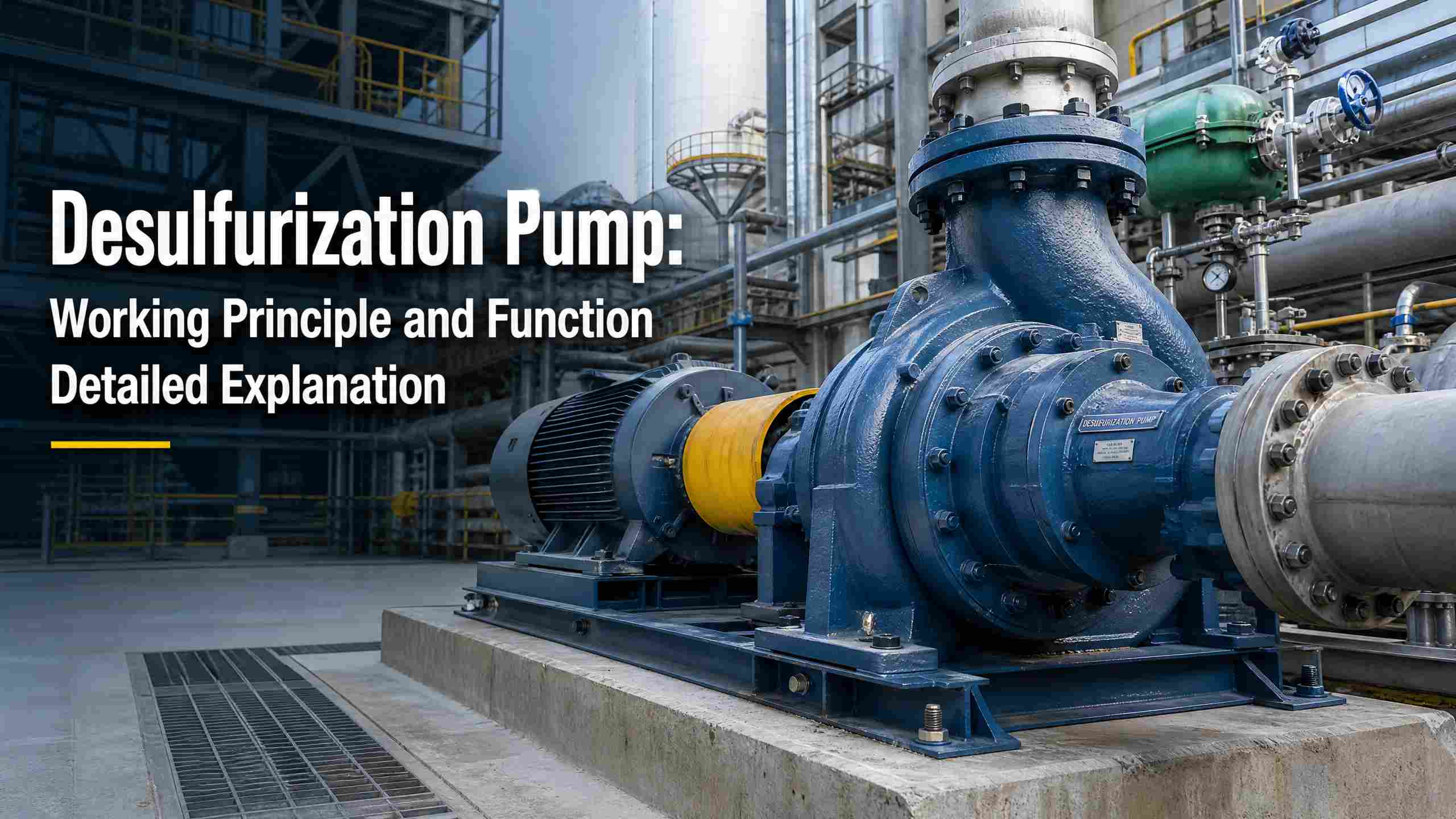 Desulfurization پمپ: کام کرنے کے اصول اور فنکشن کی تفصیلی وضاحت