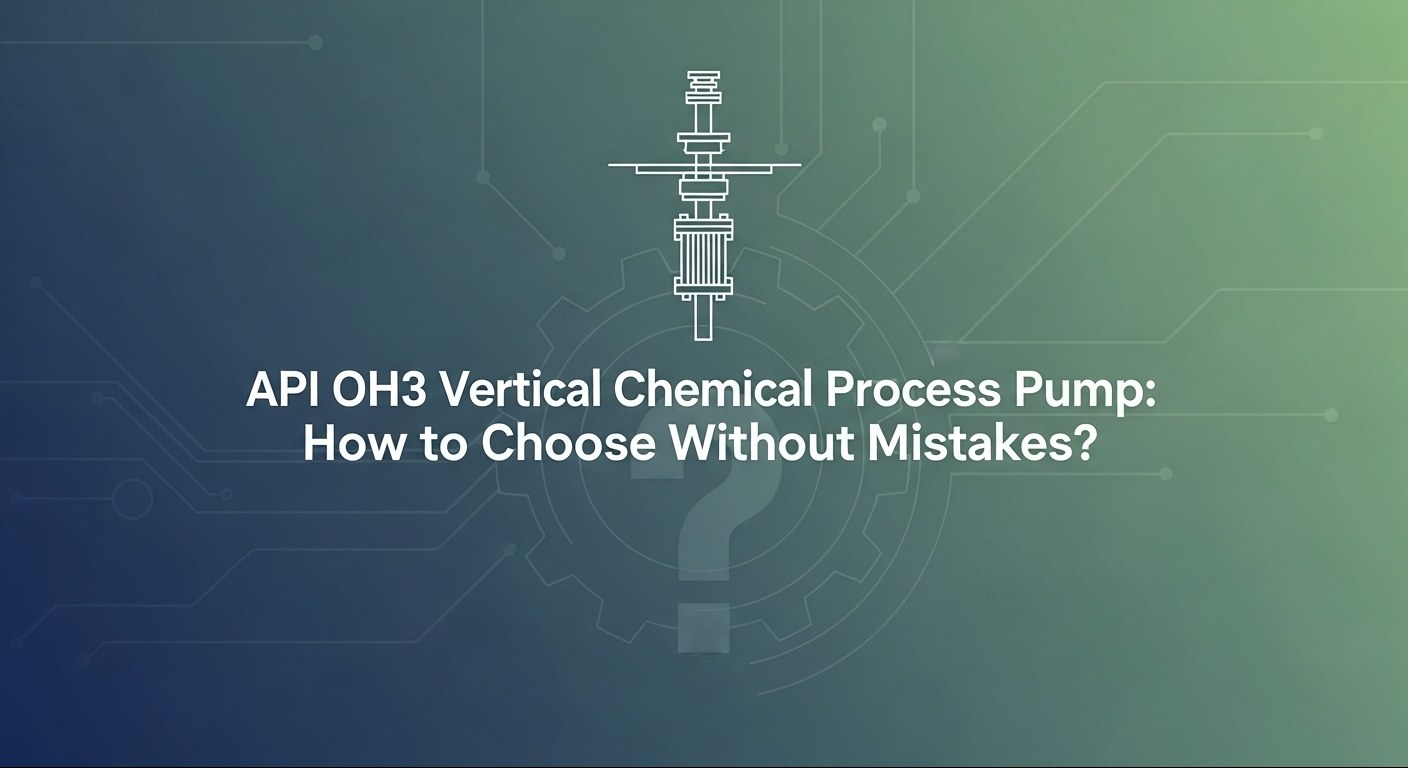 API OH3 Vertical Chemical Process Pump How to Choose Without Mistakes